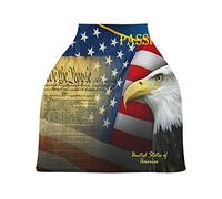 Drapeau Américain Aigle Housse de Canopée pour Poussette,Siège de Voiture pour Bébé Dais Siège Auto Couverture D'Allaitement Pare-Soleil Respirant Extensible pour Bébé
