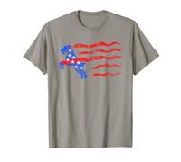 Drapeau américain Airedale Terrier T-Shirt