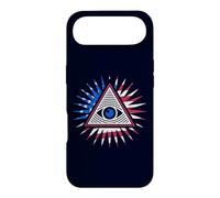 Drapeau américain All Seeing Eye - Pyramide du Nouvel Ordre Mondial avec œil Coque pour iPhone Air