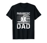 Drapeau américain ambulancier ambulancier ambulancier EMT T-Shirt