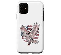 Drapeau américain américain à Queue Rouge Coque pour iPhone 11