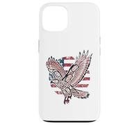 Drapeau américain américain à Queue Rouge Coque pour iPhone 13