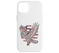 Drapeau américain américain à Queue Rouge Coque pour iPhone 14 Plus