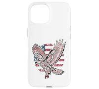 Drapeau américain américain à Queue Rouge Coque pour iPhone 15