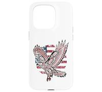 Drapeau américain américain à Queue Rouge Coque pour iPhone 15 Pro