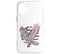 Drapeau américain américain à Queue Rouge Coque pour iPhone 16 Plus