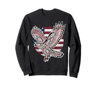 Drapeau américain américain à Queue Rouge Sweatshirt