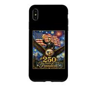 Drapeau américain Amérique 250 Ans de liberté Lincoln Eagle Beer Coque pour iPhone XS Max