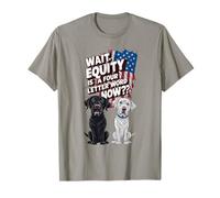 Drapeau américain anti-racisme | Équité est un mot de quatre lettres maintenant T-Shirt