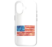 Drapeau américain Aquarelle Peinture Artistique USA Patriot Gear Coque pour iPhone 17
