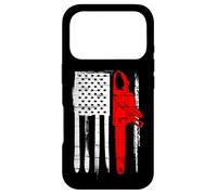 Drapeau américain Arboriste Tronçonneuse bûcheron Bois Coque pour iPhone 17 Pro