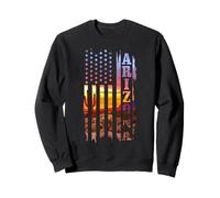 Drapeau américain Arizona - Paysage fierté - Cactus Sweatshirt