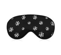Drapeau américain avec EMS Star of Life Sleeping Blindfold Mask Cute Eye Shade Cover avec sangle réglable pour femmes hommes nuit
