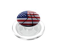 Drapeau américain Basketball Gameday Sports Vibe PopSockets PopGrip pour MagSafe