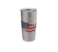 Drapeau américain « Best Wife Since 1948 » Gobelet isotherme en acier inoxydable double paroi