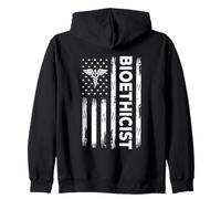 Drapeau américain Bioéthicien médical USA Bioéthique Sweat à Capuche