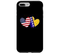 Drapeau américain Bosnie-Herzégovine en Forme de cœur Coque pour iPhone 7 Plus/8 Plus