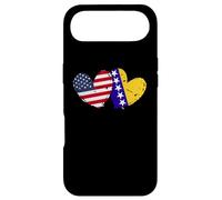 Drapeau américain Bosnie-Herzégovine en Forme de cœur Coque pour iPhone Air