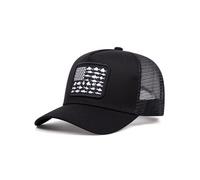 Drapeau américain casquette de baseball Outdoor Sport net cap noir