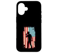 Drapeau américain Chanteur Chanteur Musique karaoké USA Coque pour iPhone 16