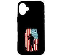 Drapeau américain Chanteur Chanteur Musique karaoké USA Coque pour iPhone 16 Plus