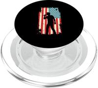 Drapeau américain Chanteur Chanteur Musique karaoké USA PopSockets PopGrip pour MagSafe