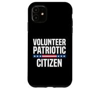 Drapeau américain citoyen Patriotique volontaire Coque pour iPhone 11