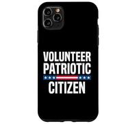 Drapeau américain citoyen Patriotique volontaire Coque pour iPhone 11 Pro Max