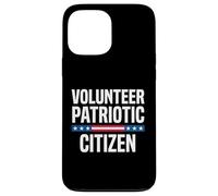 Drapeau américain citoyen Patriotique volontaire Coque pour iPhone 13 Pro Max