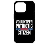 Drapeau américain citoyen Patriotique volontaire Coque pour iPhone 16 Pro
