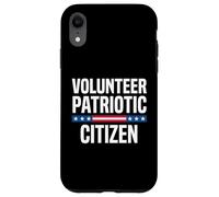 Drapeau américain citoyen Patriotique volontaire Coque pour iPhone XR