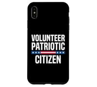 Drapeau américain citoyen Patriotique volontaire Coque pour iPhone XS Max
