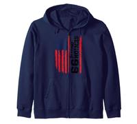Drapeau Américain e 1999 e 2099 Seniors Sweat à Capuche
