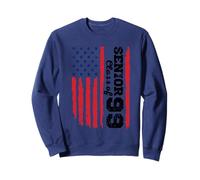 Drapeau Américain e 1999 e 2099 Seniors Sweatshirt