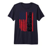 Drapeau Américain e 1999 e 2099 Seniors T-Shirt Haut de Gamme