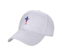 Drapeau Américain Croix De Jésus Que Dieu Bénisse Charlie Kirk Casquettes Respirant Casquettes De Baseball Séchage Rapide Solaire Cap pour Femme Course À Pied Extérieur