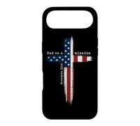 Drapeau américain « Dad on A Mission Christian Dad » Coque pour iPhone Air