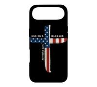 Drapeau américain « Dad on A Mission Christian Dad » Coque pour iPhone Air
