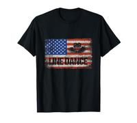Drapeau américain Danse ligne Danser Musique Danseuse T-Shirt