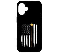 Drapeau américain de Billard - 8 balles - Joueur de Billard Coque pour iPhone 16