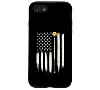 Drapeau américain de Billard - 8 balles - Joueur de Billard Coque pour iPhone SE (2020) / 7/8