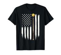 Drapeau américain de Billard - 8 balles - Joueur de Billard T-Shirt