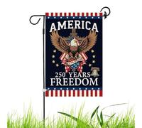 Drapeau Américain De Jardin | 250 Ans Recto-Verso 30 x 40 cm,Drapeau 250e Memorial Day Extérieur | Pour Porche Patio Balcon Pelouse Fête Célébration Jour Des Anciens
