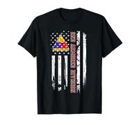 Drapeau américain de la 2e Division blindée T-Shirt