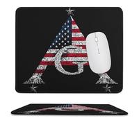 Drapeau Américain De La Franc-Maçonnerie Tapis De Souris Base en Caoutchouc Tapis Souris Douce Mouse Pad pour Gamer Maison Pc 25X30Cm