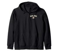 Drapeau américain de San Jose - Souvenir de Californie Sweat à Capuche