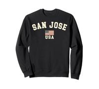 Drapeau américain de San Jose - Souvenir de Californie Sweatshirt