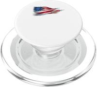 Drapeau américain des Avions de Combat patriotiques américains agitant Le 4 Juillet PopSockets PopGrip pour MagSafe