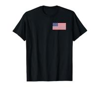 Drapeau américain des États-Unis d'Amérique (USA) T-Shirt Graphique avec Valeur