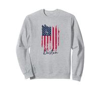 Drapeau américain des États-Unis en lambeaux, déchiré et usé Sweatshirt
